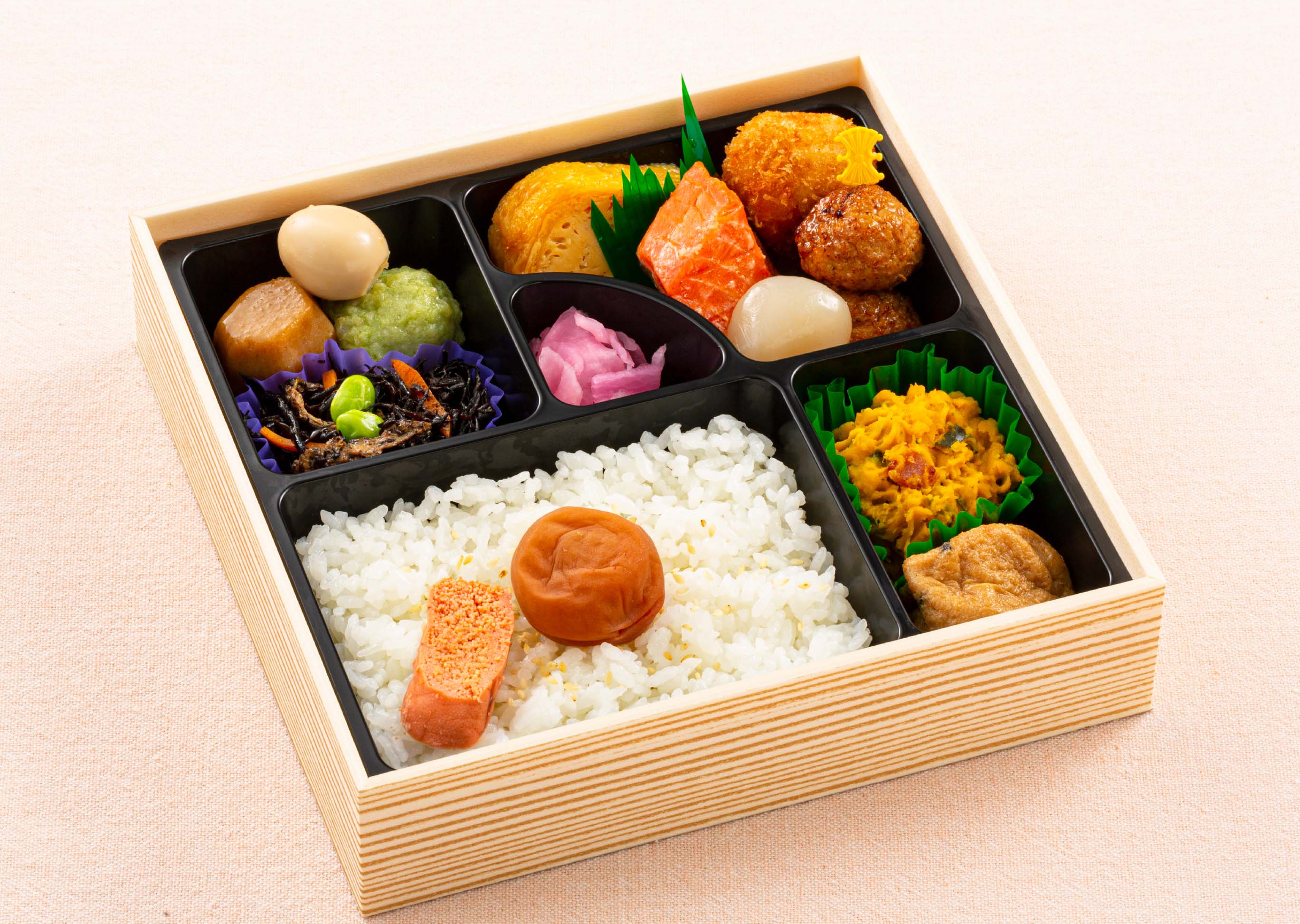 梅たらこ幕の内弁当